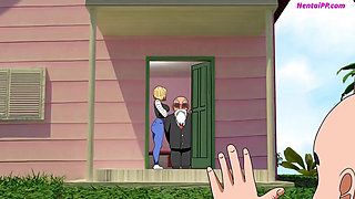 From Training to Temptation: Android 18 & Master Roshi Have Passional Sex