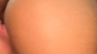 Hot brunette big boobs toying pink pussy