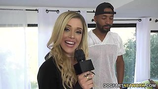 Sexy Sportscaster Kali Tours BBCU's New Training Center