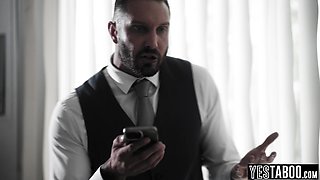 Big-titted blondie wife fucks an investigator