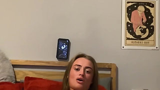 Scottish virgin ass teen fingers herself with raw moans in cam