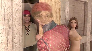 Clyde discovers a gimp girl on the ship during a wild voyage