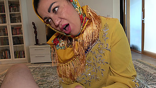 Homemade Sex with Big Ass Muslim Arab Stepmom in Hijab