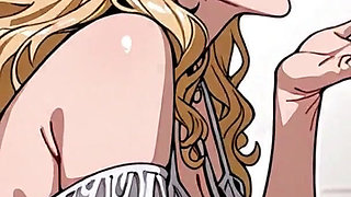 Blonde GILF Hentai Porn