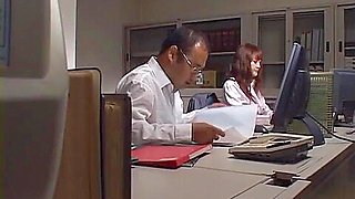 Betty Lin hot Asian office lady gets big tits fucked