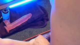 5 Days of Pegging - Day 2: Stretching His Greedy Asshole Leads to an Anal Orgasm (finally!)