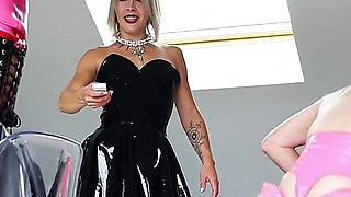 Part 1 Sissies’ Anal Competition: Who's Going in the Cage? Who in the Basement? Mistress Julia
