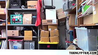 Teenie thief & corrupted cops - cruel threesome porno