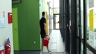 French College Babes Kissing After Class