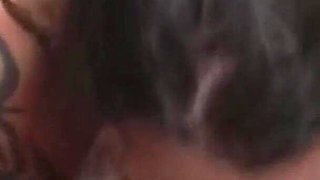 Sexy Tattooed Hippie Sucks My Dick Til Cumshot