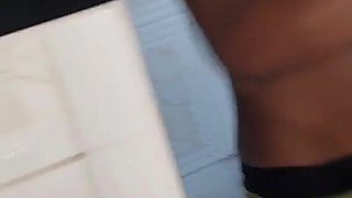 Big Black Cock Inside the Ass Makes Her Squirt Twice