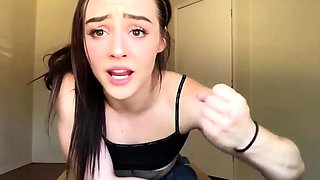 Cute blonde amateur webcam teen masturbating