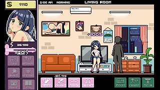 Live with My Step Sister Taboo Hentai Game Ep.1 Fucking Stepsis in Sexy Apron in the Kitchen!