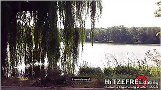 Deutsche Amateure In Risky Outdoor Public Sex With Hot German Blonde Milf