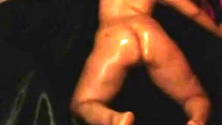 Oiled Curvy BBW with Big Tits on Webcam