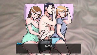 Finally getting her chance, MissKitty2K gives it to the big-titted lady in hard style