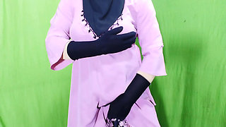Muslim Hijabi Beautiful Housewife Fucking with Neighbor - With Clear Bangla Audio