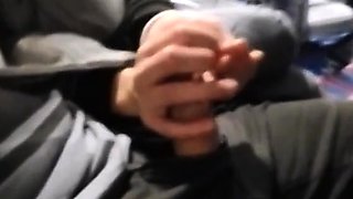 Public Handjob with Amateur Babe