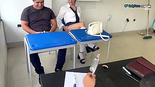 Hot School Threesome with NamiQseiiin - Teen Anal & Creampie Fun!
