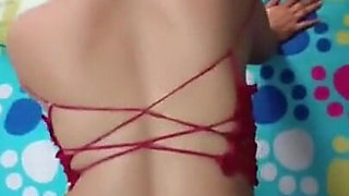 Mexican Brunette Fucking Her Tall White Neighbor with a Big Cock