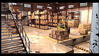 The office wife #2 Simon keeps looking up Stacy's skirt.