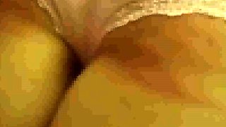 Nasty caning of Abigail's ass and twat