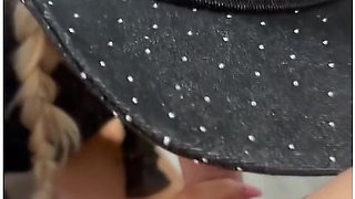 18 Year Old Virgin High School Teen Sucks Dick At Halloween Party!