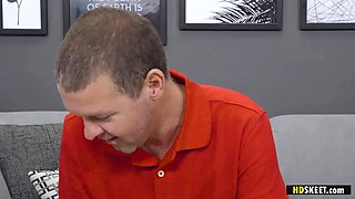 Gets fucked by their big cocked dads