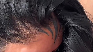 Lay Down and Swallow Big Dick - Petite Brunette Latina Ready for Extreme Blowjob and Doggy Style Fuck in POV