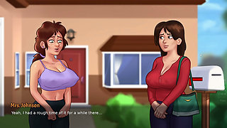 Bitch Stepsis Showing Big Tits - Summertime Saga part 6