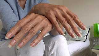 Elegant Summer Hands and Long Fingernails, Presented by Lady Victoria Valente
