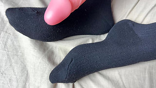 Solo Girlfriend with Rubber Dick Toy