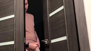 Cuckold Husband Asked Wife to Blow Sushi Delivery Man