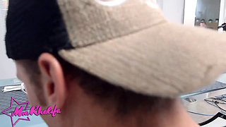 Mia Khalifa - 2 girl blow-job compilation with Mia Khalifa’s lessons and double blowing act