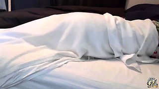 Exhausted girl mistakes office for toilet SOAKS chair