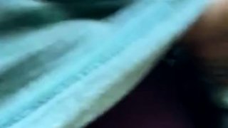 Hike with Milkymama flashing engorged milky filled tits