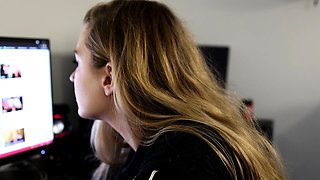 Blonde teen Sierras first erotic masturbation video