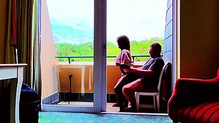 Dark Clouds & Storm Can't Stop Us Fucking in Our Hotel Room - BlackSwanXXX