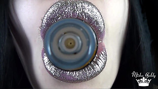 Pop for my big shiny lips: Cum countdown!