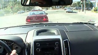 Teen girl with round tits and sensual figure gets fucked by old man