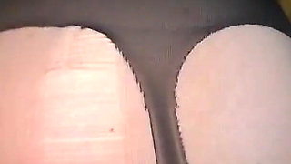Teen Step Sister in Pantyhose Riding