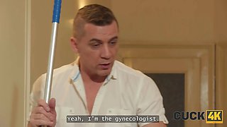 Cuck4k. doctor touched and cured my tiny cunt