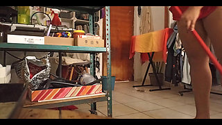 I Left the Cell Phone Recording While the Cleaning Lady Entered My Room