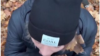 Caught In The Forest Sucking Cock! Showering And Bedtime Orgasm