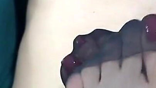 Sheer Pantyhose, Rub Your Penis and Cum, Fetish