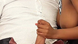 Big Tits Kenyan Goddess Wants to Land Her Big Break as a Model, but She Has to Fuck the Agent to Make It