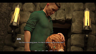 Taboo University - Fucking the Trans Redhead Hard in Her Ass While She Leaks Precum Out of Her Small Cock - 3D Porn Games