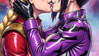 Juri and Cammy Kissing (ai)