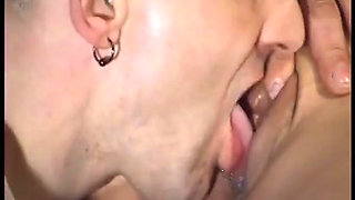 A Housewife Gets Fucked in a Doggy Cart on Her Stairs