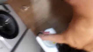 Amateur Polish Slave Fucked Hard In Toilet - Deep Throat & BDSM Homemade